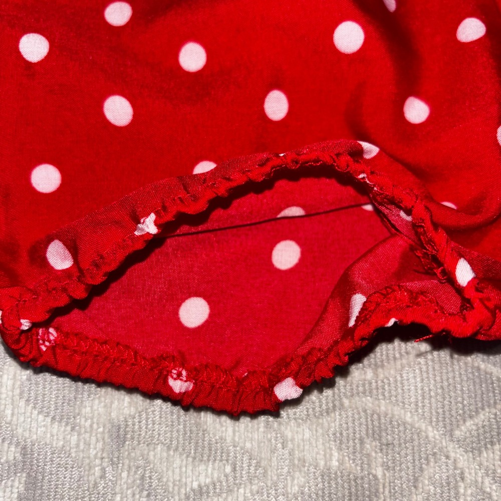 One in a Melon Baby Girl 3pc Set Bodysuit Shorts Headband Red White 18-24M (C26) - Picture 5 of 14